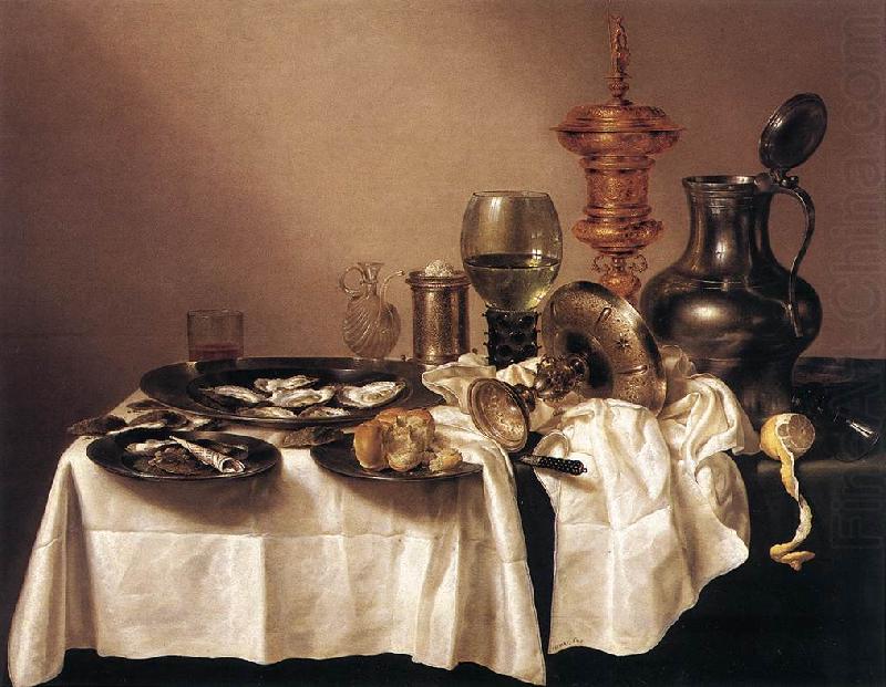 HEDA, Willem Claesz. Still-life with Gilt Goblet sg china oil painting image